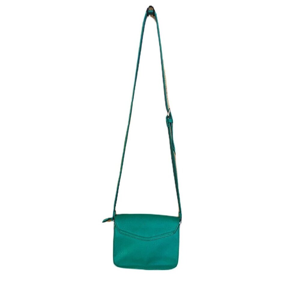 Charming Charlie Green Purse Handbag Shoulder Crossbody Satchel Bag - Picture 12 of 12